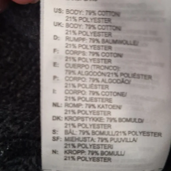 Adidas Gray Full Zip Hoodie with drawstring L - Picture 10 of 10